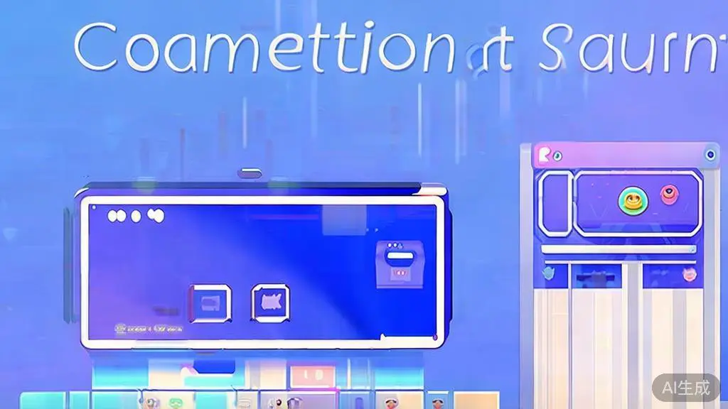 Flat vector illustration of short video platform competition, dashboard style, soft blue gradient