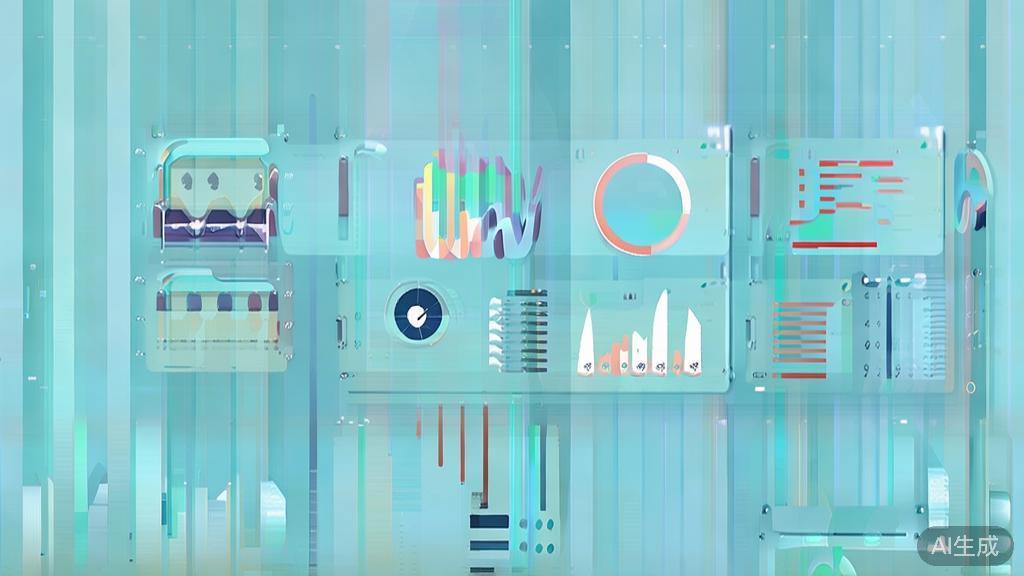 "Flat vector illustration of social media analytics, dashboard style, soft blue gradient"