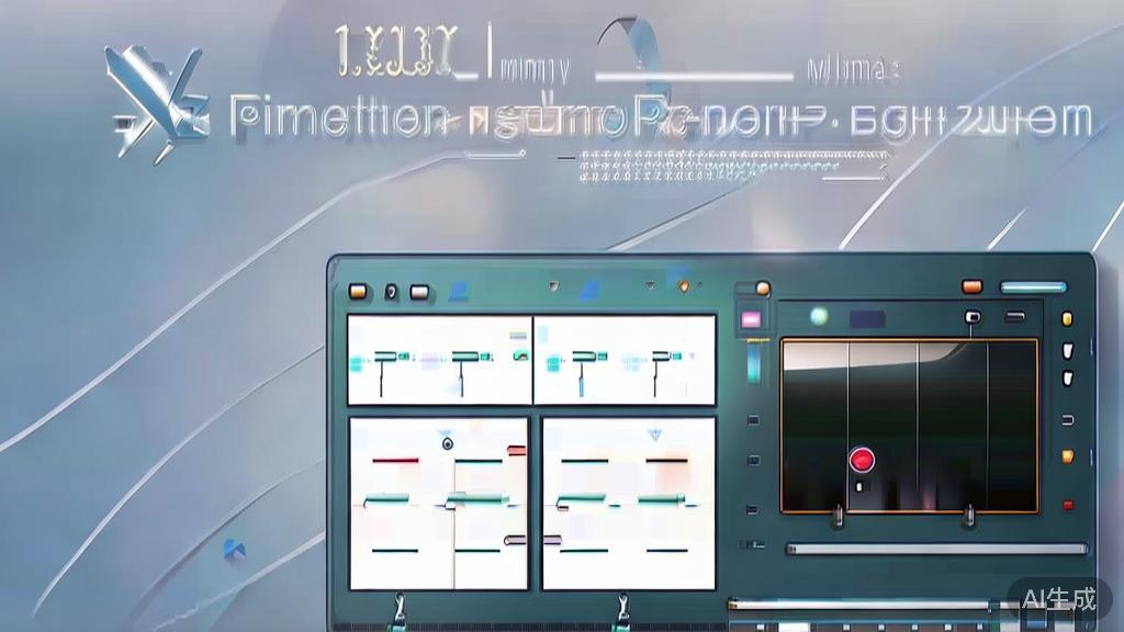 High-quality business illustration regarding editing and post-production software, minimal flat design