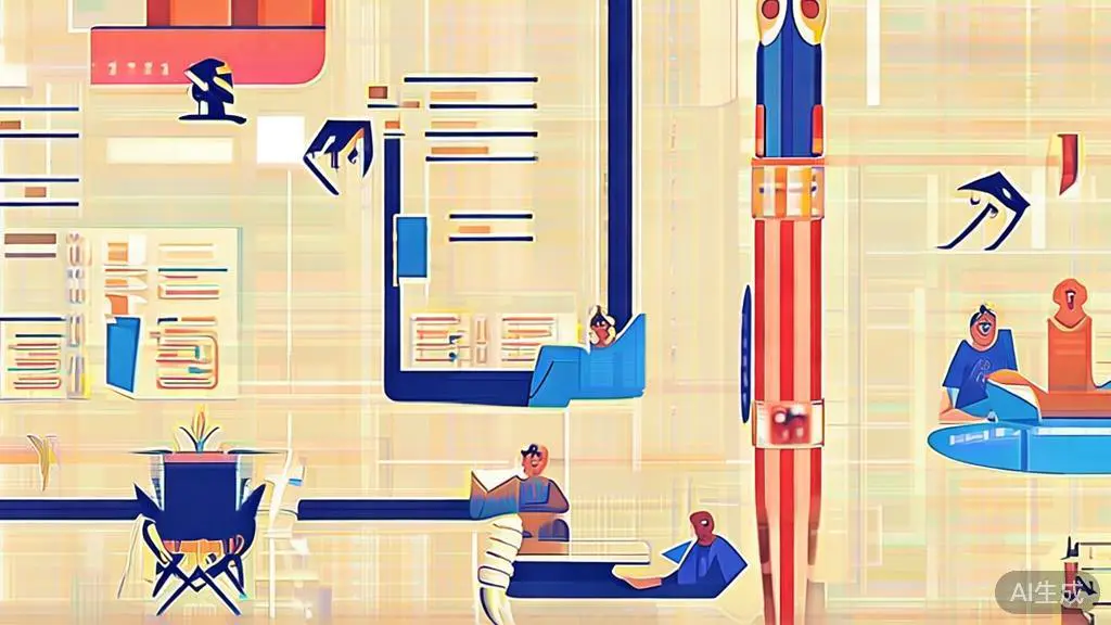 "High-quality business illustration regarding creative writing community, minimal flat design"