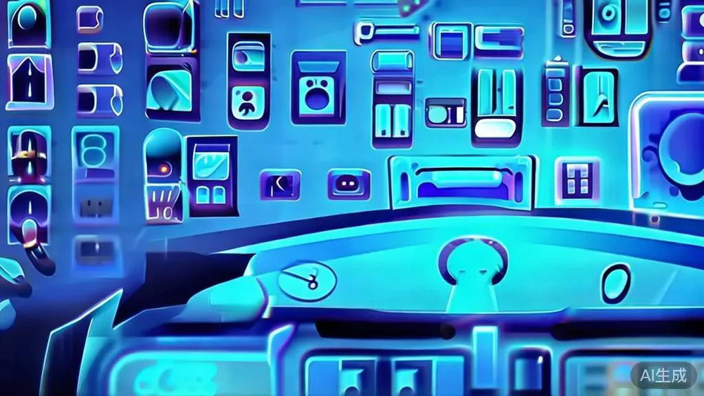 Flat vector illustration of character and scene design in short film production, dashboard style, soft blue gradient