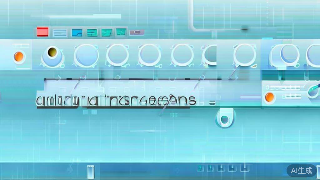 Flat vector illustration of video quality enhancement process, soft blue gradient