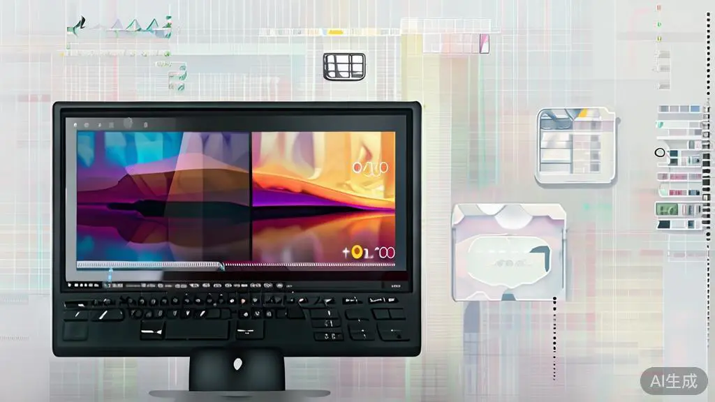 High-quality business illustration regarding video output quality, minimal flat design