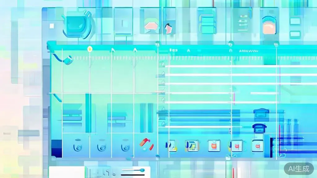 Flat vector illustration of video editing tools comparison, dashboard style, soft blue gradient