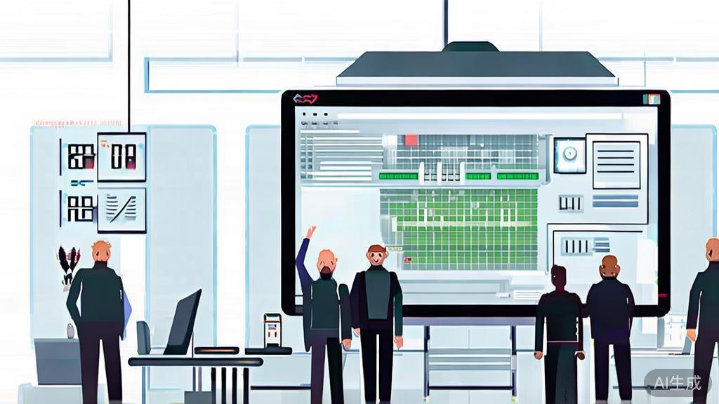 High-quality business illustration regarding troubleshooting AI video generation software, minimal flat design