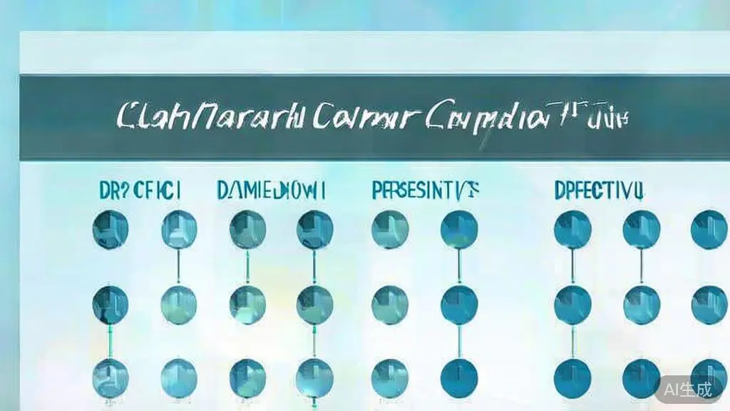 "Flat vector illustration showcasing a comparison analysis of different perspective sets, dashboard style, soft blue gradient"