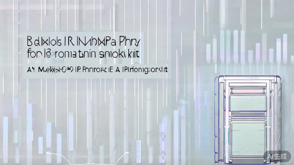 High-quality business illustration regarding market demand for AI绘画透视套装, minimal flat design