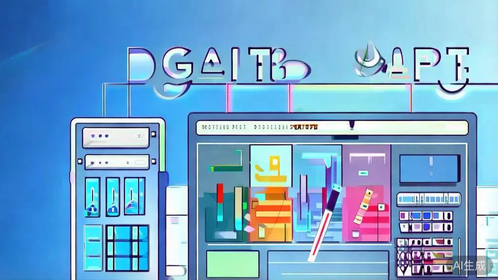 Flat vector illustration of creating digital art, dashboard style, soft blue gradient