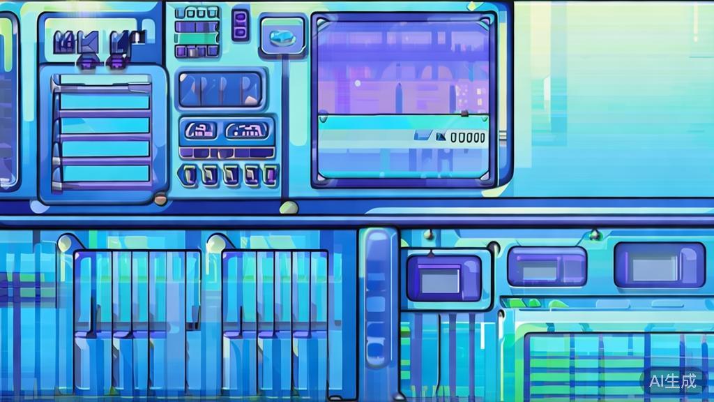 Flat vector illustration of character design in animation script, dashboard style, soft blue gradient