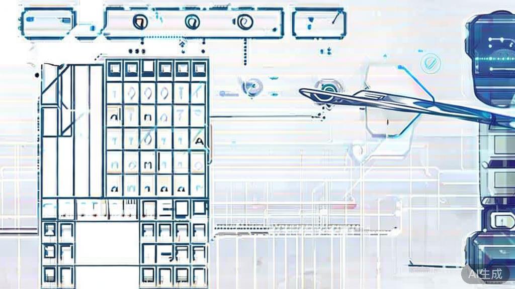 High-quality business illustration regarding AI script writing, minimal flat design