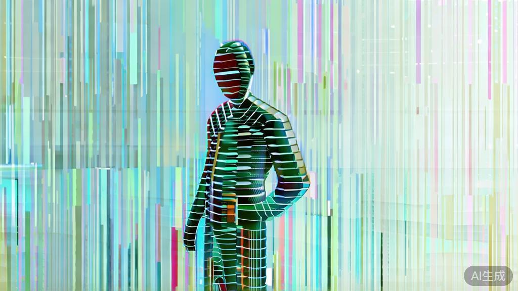 High-quality business illustration regarding virtual actors in microfilm, minimal flat design