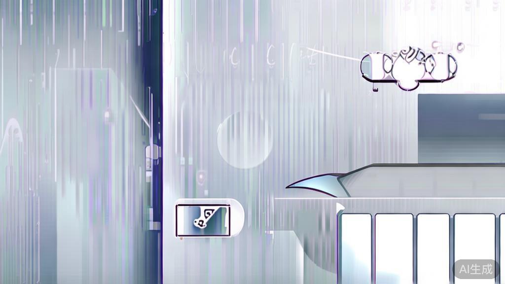 High-quality illustration of selecting AI生图软件, minimal flat design