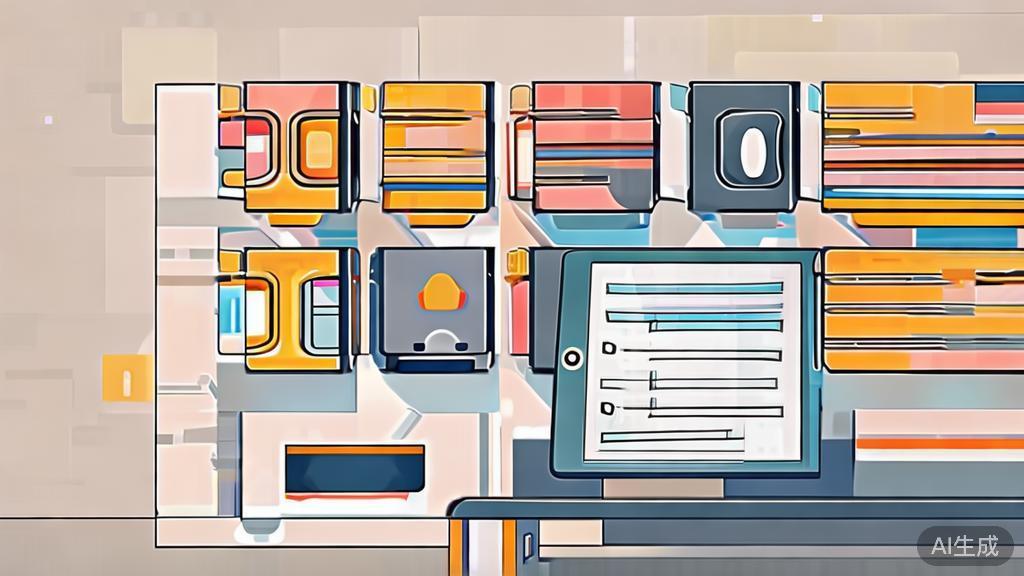 High-quality illustration regarding pre-production of short drama, minimal flat design