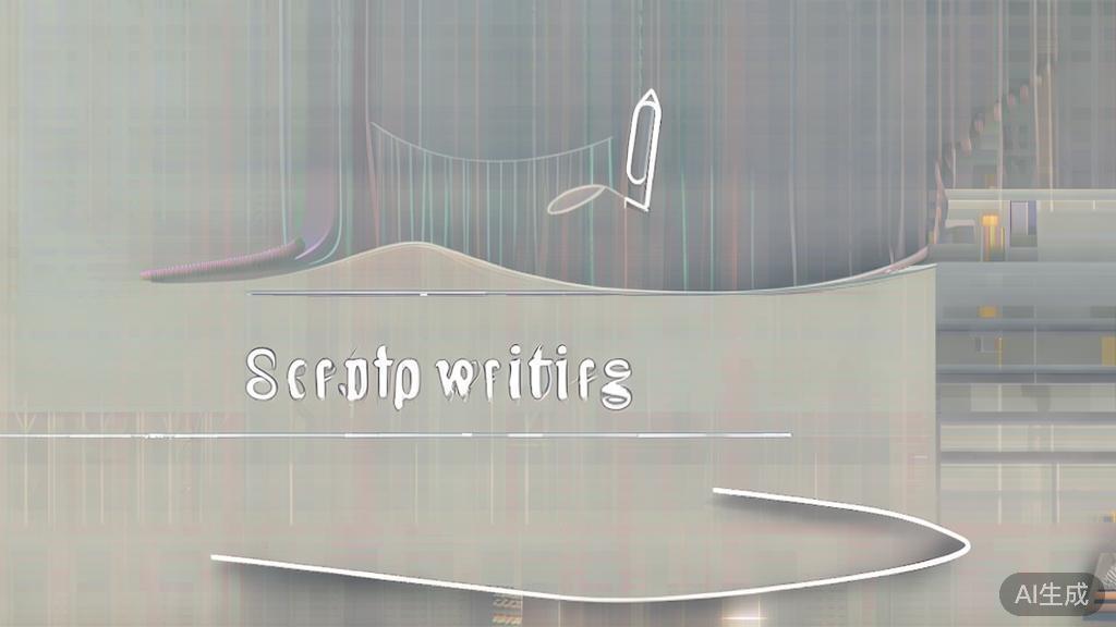 High-quality business illustration of 剧本创作, minimal flat design