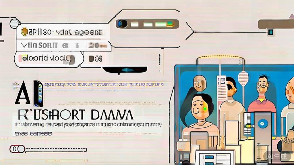 High-quality business illustration regarding audience experience improvement in AI short dramas, minimal flat design
