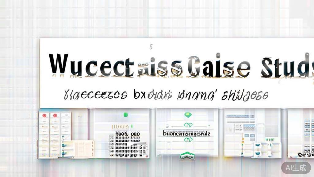 High-quality business illustration regarding successful brand case studies, minimal flat design