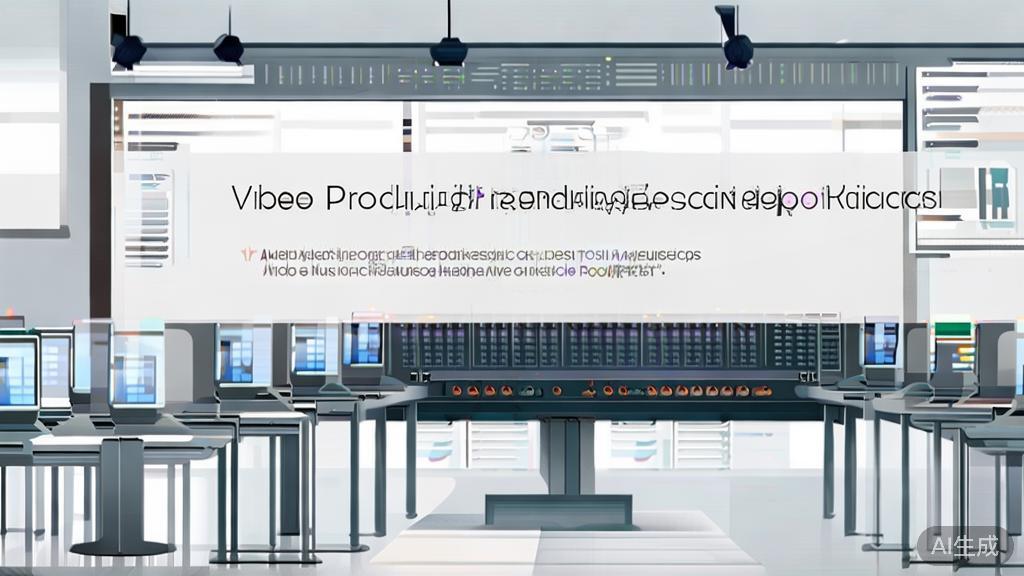 "High-quality business illustration regarding video production learning resources, minimal flat design"