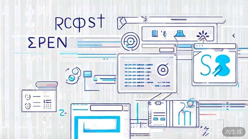 High-quality business illustration regarding user experience in SEO, minimal flat design