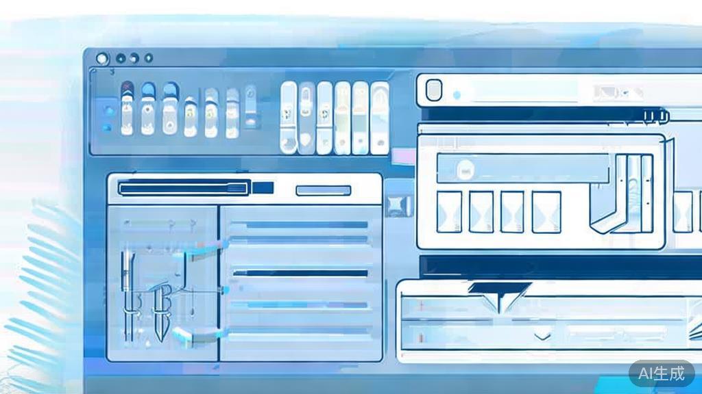 Flat vector illustration of video exporting process, dashboard style, soft blue gradient