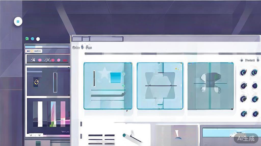 Flat vector illustration of user experience in video editing software, minimalist style