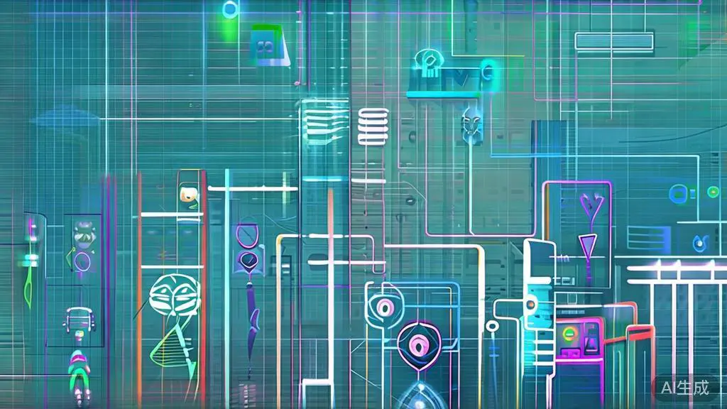 High-quality illustration depicting the future of AI in creative storytelling, minimal flat design