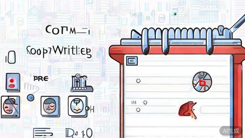 High-quality business illustration regarding common pitfalls in script writing, minimal flat design