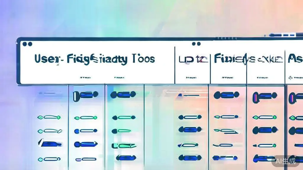 High-quality illustration comparing user-friendly features of different editing tools, minimal flat design