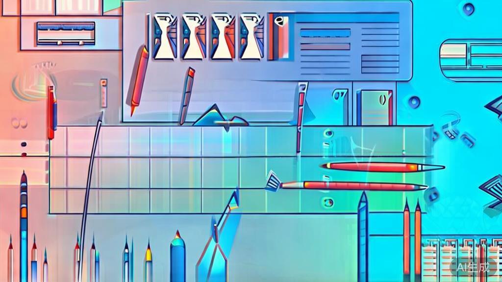 "Flat vector illustration of collaboration in writing tools, dashboard style, soft blue gradient"