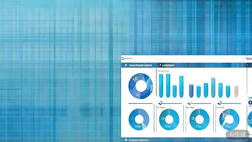Flat vector illustration of market demand for short dramas, dashboard style, soft blue gradient