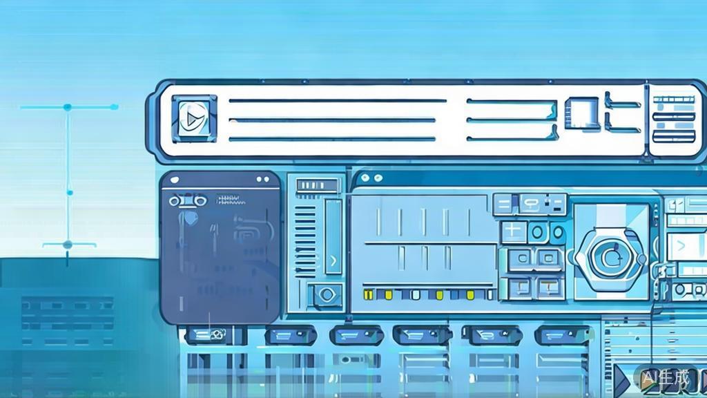 Flat vector illustration of short film editing process, dashboard style, soft blue gradient