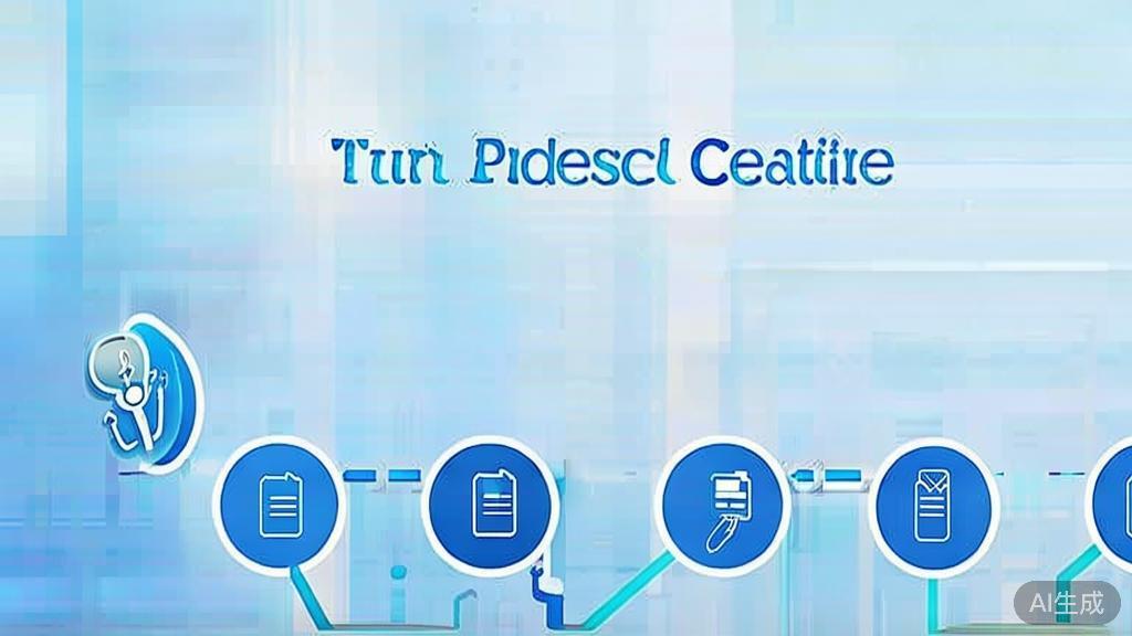 Flat vector illustration showing user feedback in the creative process, soft blue gradient