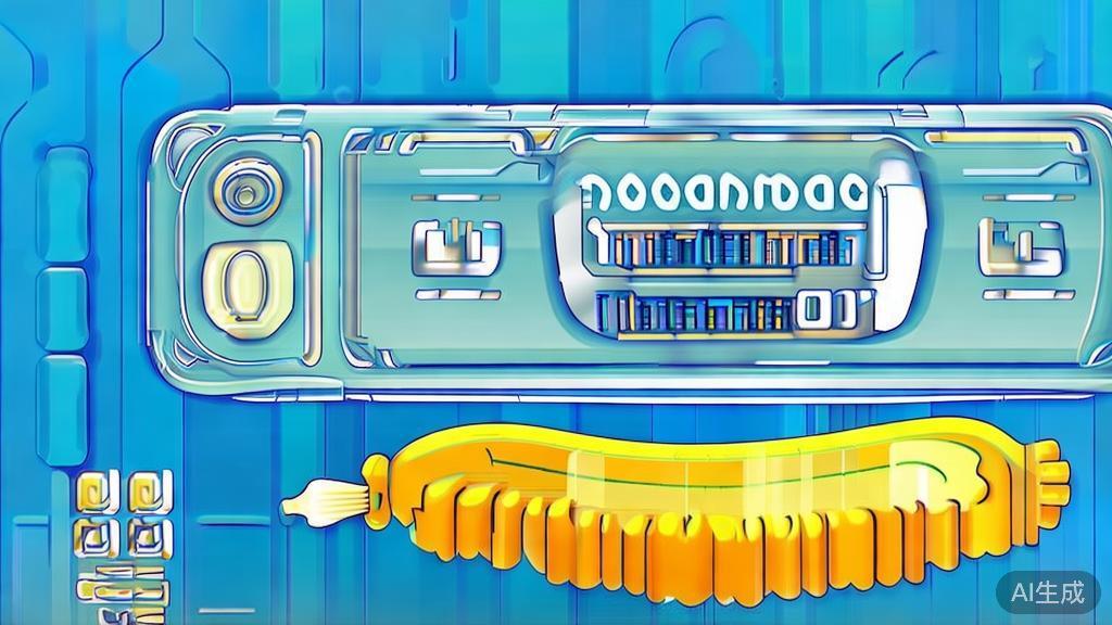 Flat vector illustration of nanobanana concept, dashboard style, soft blue gradient