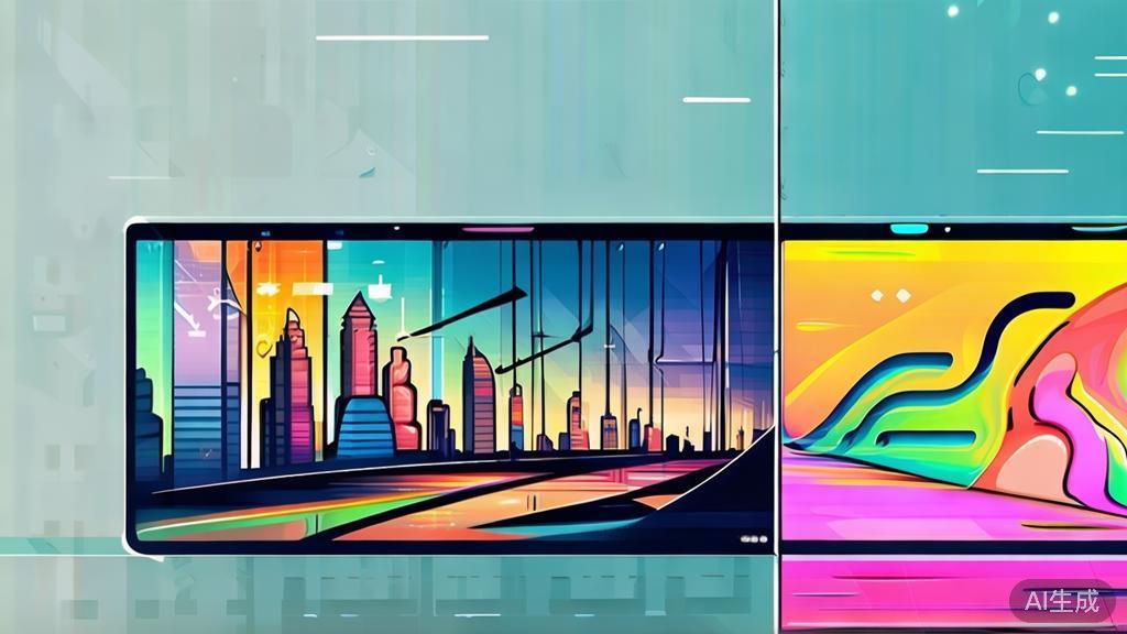 High-quality business illustration regarding choosing between short videos and animation, minimal flat design