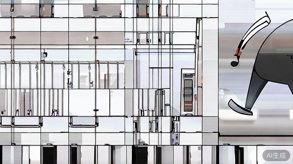 High-quality illustration of basic animation skills and principles, such as keyframes and layer management, minimal flat design