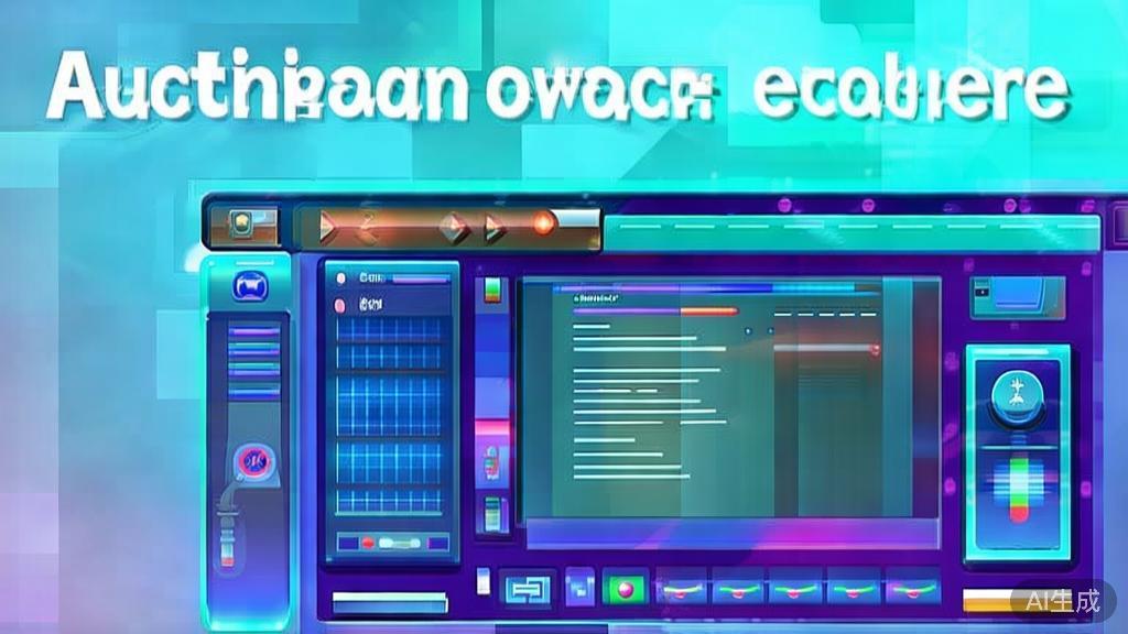 Flat vector illustration of enhancing animation quality through software features, dashboard style, soft blue gradient