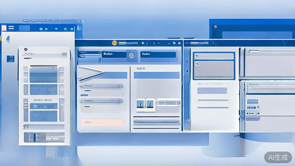 High-quality business illustration regarding animation software comparison, minimal flat design