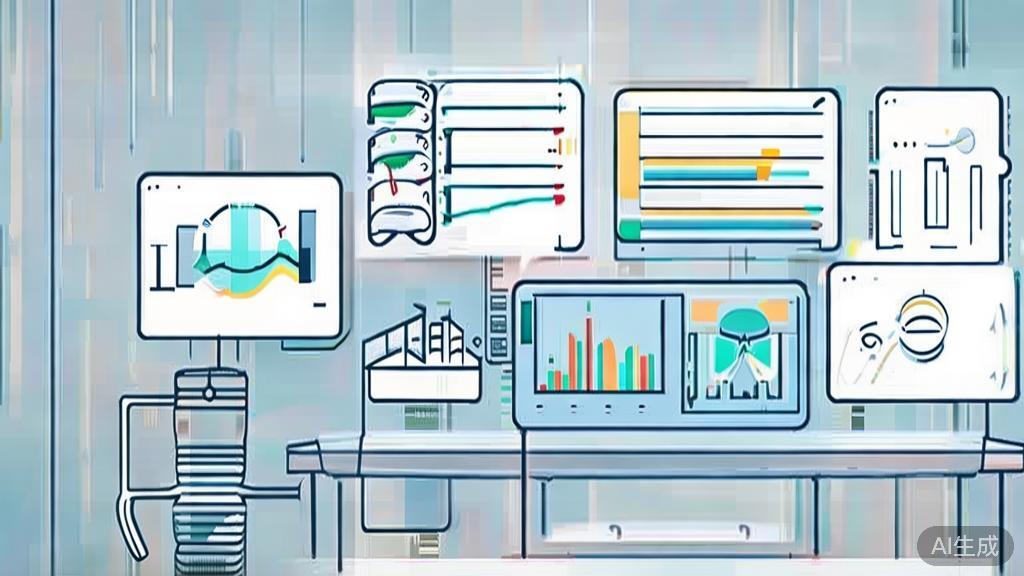 High-quality business illustration regarding data analysis strategies, minimal flat design