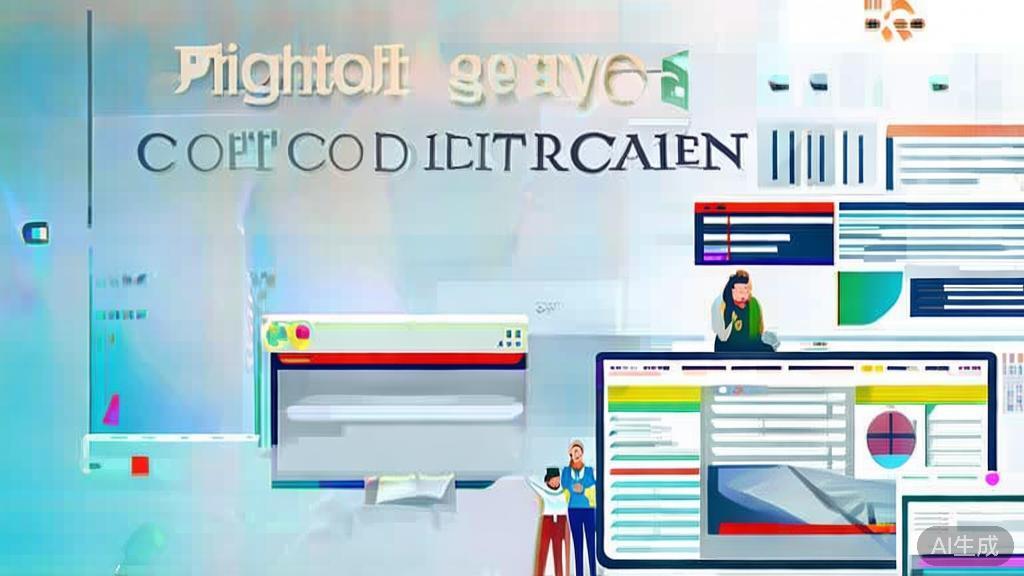 High-quality business illustration regarding digital content creation, minimal flat design