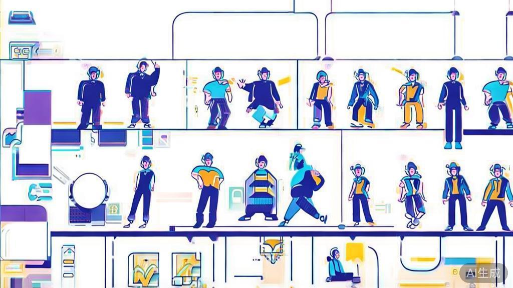 High-quality illustration of community interaction around Gptimage2, minimal flat design