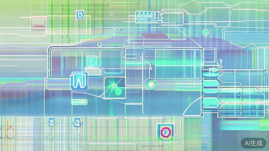 "High-quality business illustration regarding image generation technologies, minimal flat design"