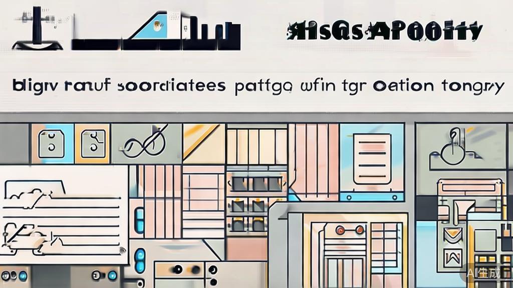 High-quality business illustration of diverse application fields of image generation technology, minimal flat design