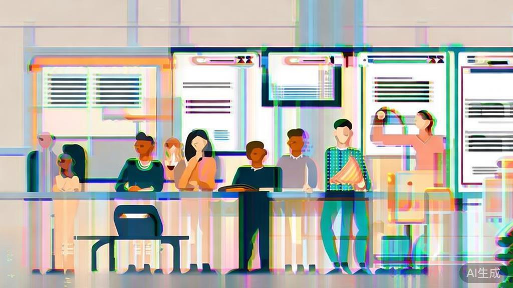 "High-quality business illustration regarding Gptimage2 community interaction and support, minimal flat design"