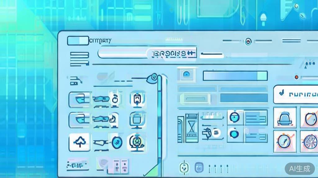 Flat vector illustration of copyright issues in digital images, dashboard style, soft blue gradient