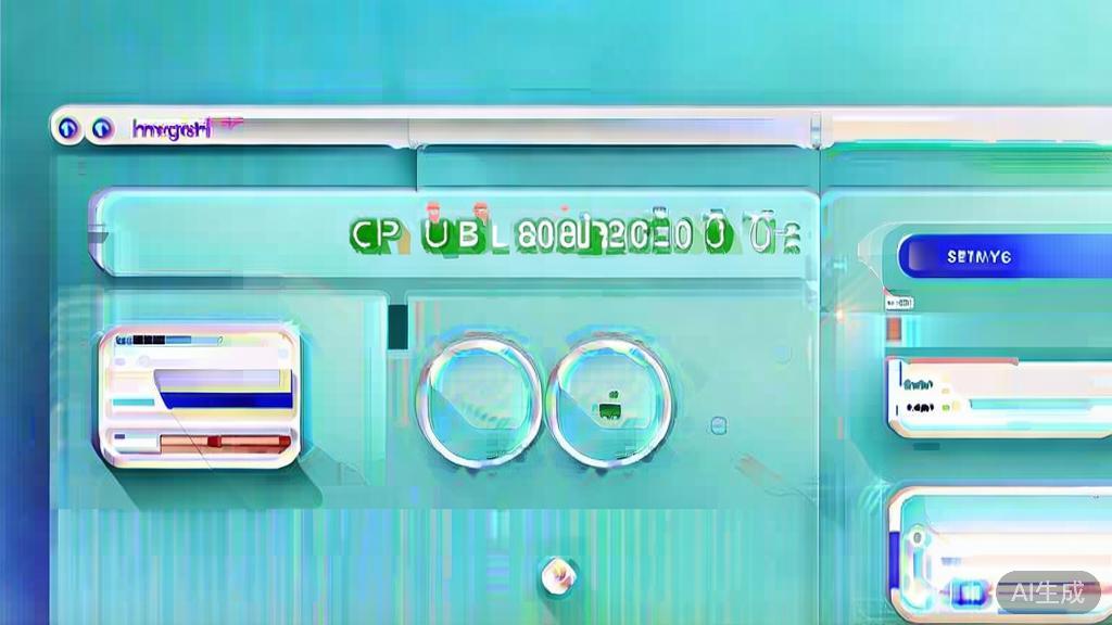 Flat vector illustration of user interface of GPT Image 2.0, dashboard style, soft blue gradient