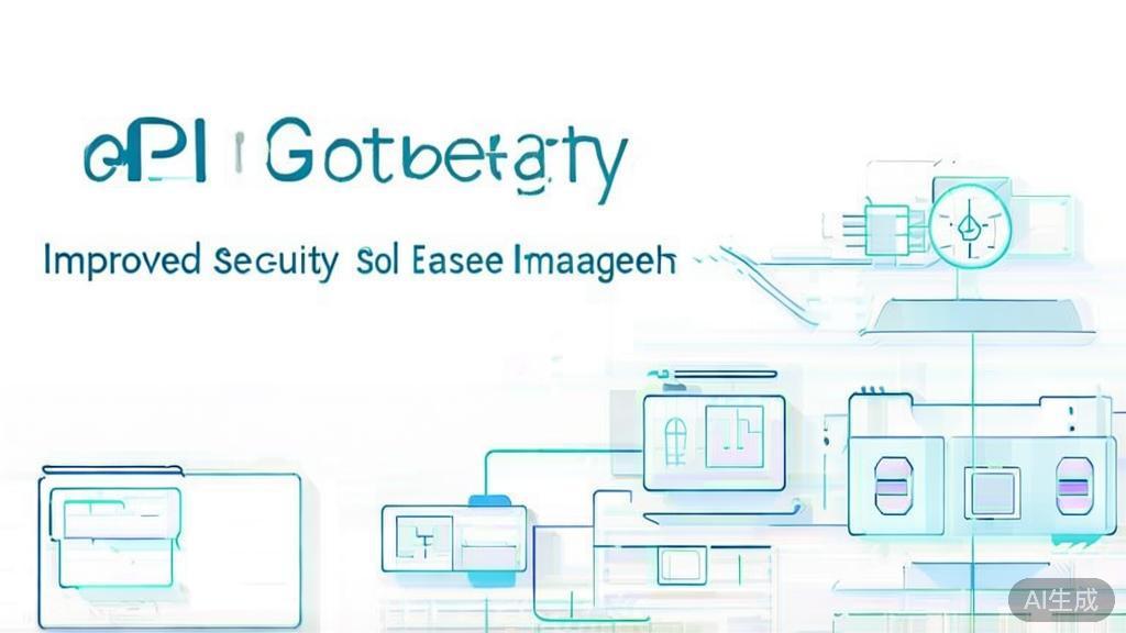High-quality illustration comparing API Gateway advantages, minimal flat design