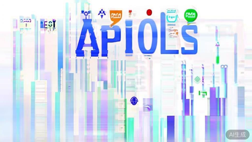 High-quality illustration showing different types of APIs, minimal flat design
