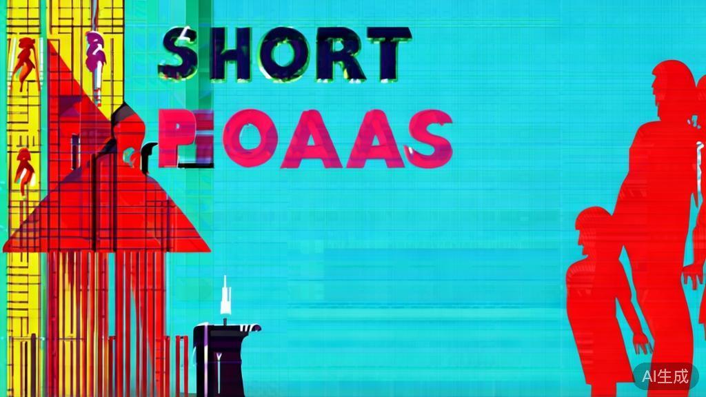 "High-quality illustration of key elements of successful short dramas, minimal flat design"