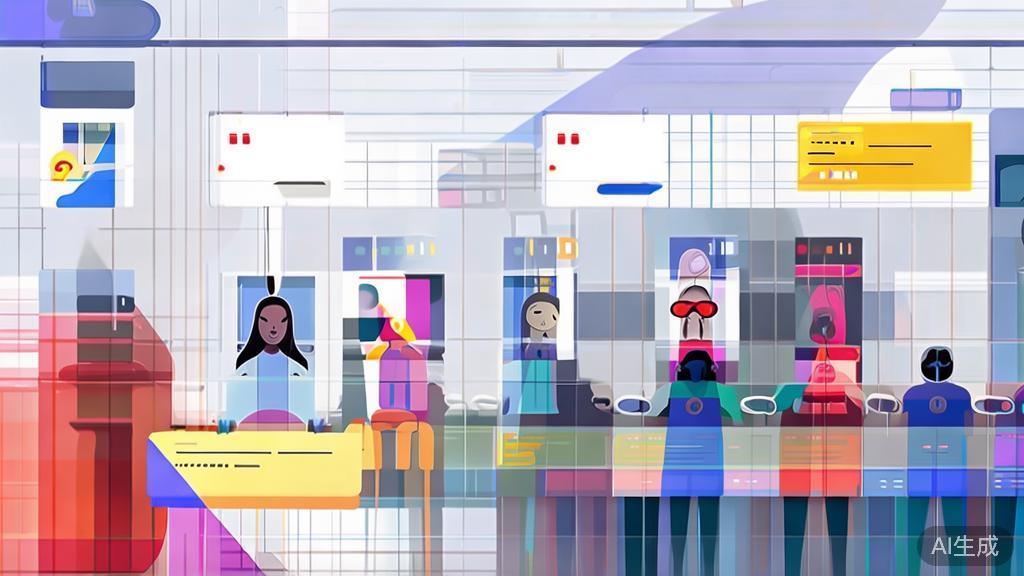 High-quality illustration of audience feedback collection in AI short drama creation, minimal flat design