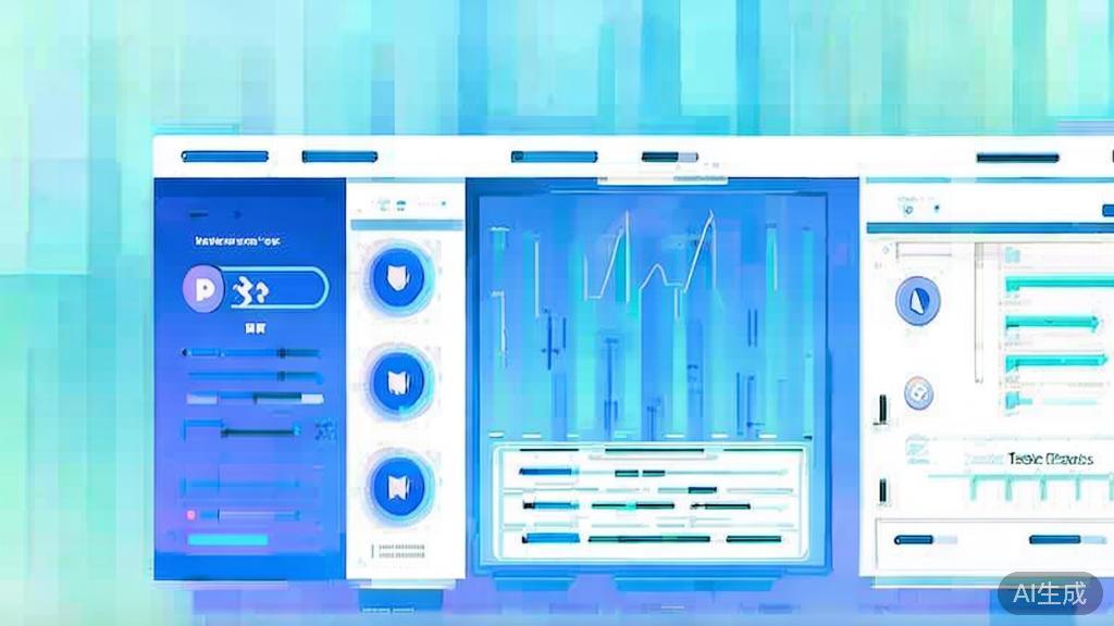 Flat vector illustration of user strategies for token fees, dashboard style, soft blue gradient