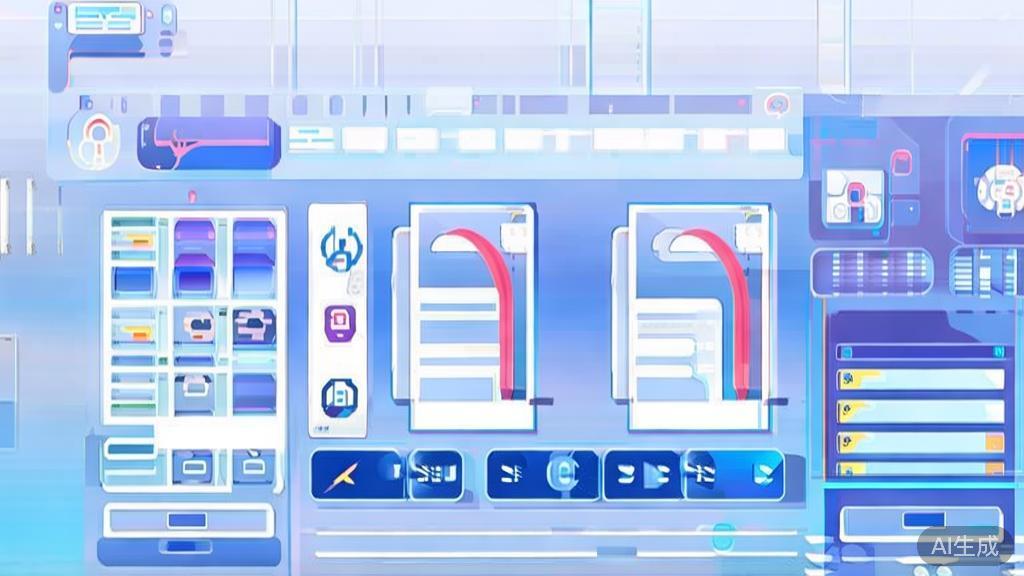 Flat vector illustration of how to view EXIF data using software and apps, dashboard style, soft blue gradient
